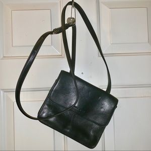 Nine West Black Leather Crossbody